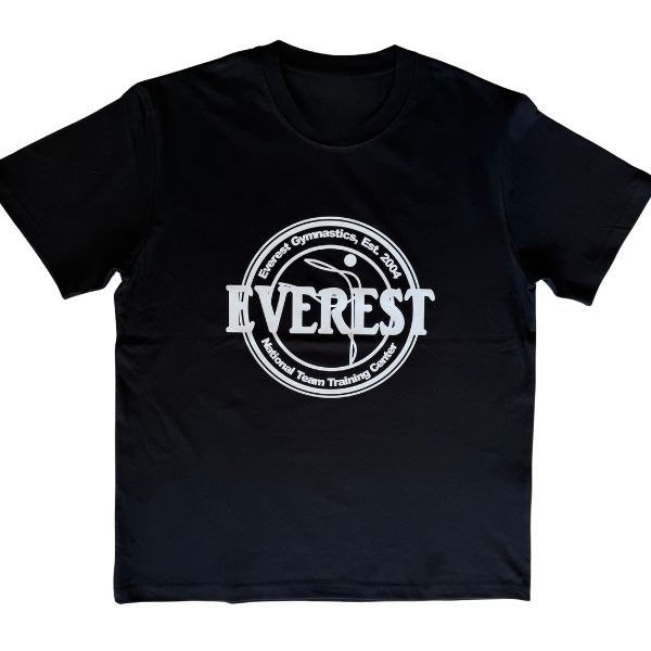 Everest Gymnastics T-Shirt: Black